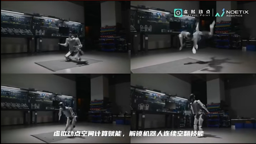 xkty.com星空·虚拟动点赋能合作伙伴解锁机器人连续空翻